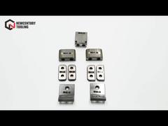 Custom CNC Machined Aluminum Automotive Sensor Housing Anodized 6061-T6 IP67